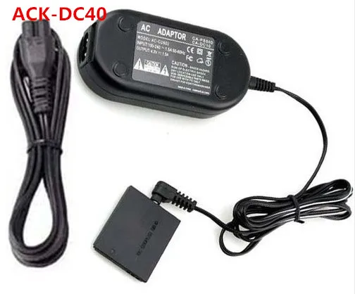 ACK DC40 AC адаптер питания для Canon Nikon SD770 SD980 SD1200 SD1300 SD3500 IS|Аксессуары фотостудии| |