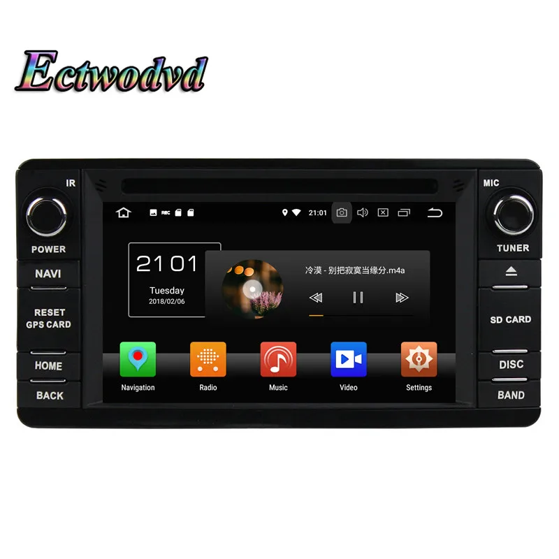 Ectwodvd Восьмиядерный 4G Android 8 0/четырехъядерный 7 1 Автомобильная dvd навигационная