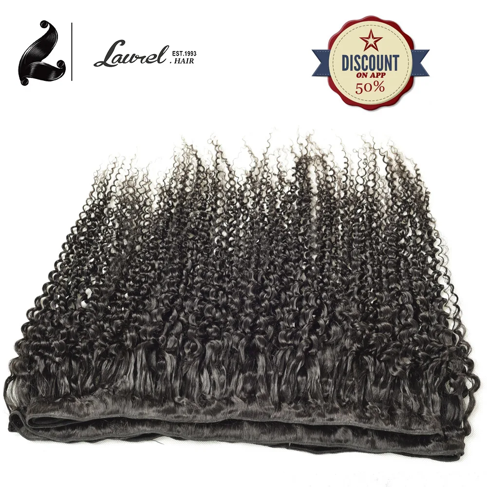 Глубоко Курчавый Бразильский Волос Девы 4 Пучок Наносит Девственница Афро