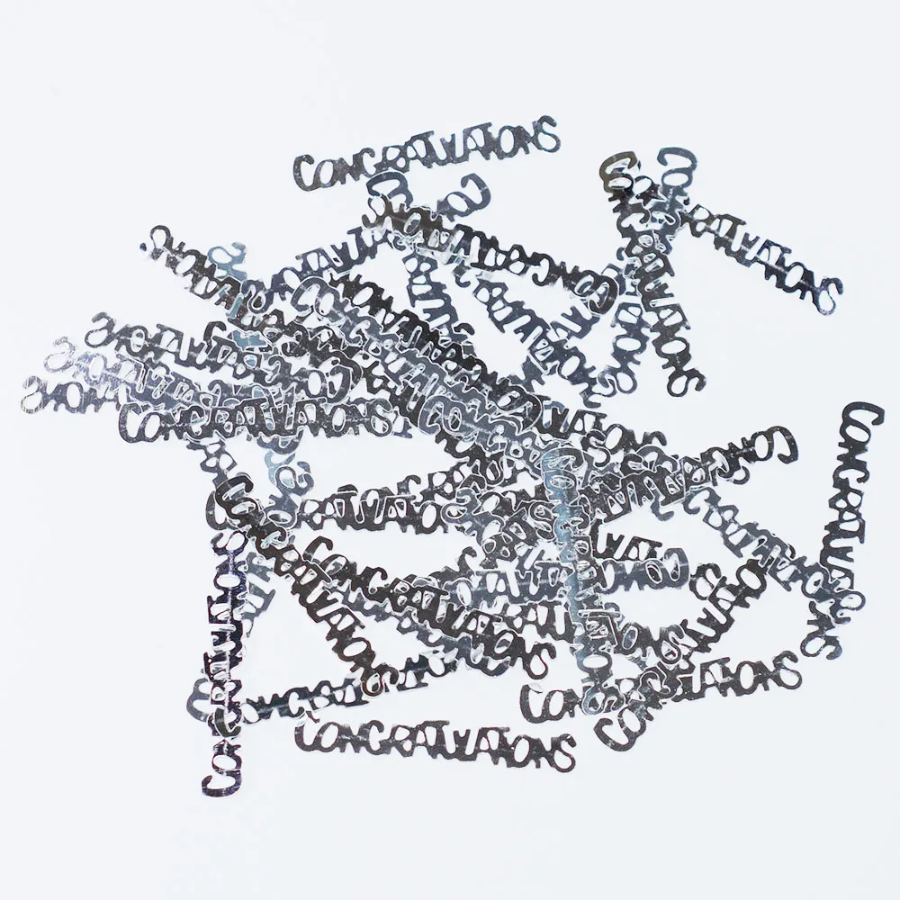 45g Congratulation Confetti Wedding Anniversary Celebration Table Scatters Man Woman Birthday Party Decorations | Дом и сад