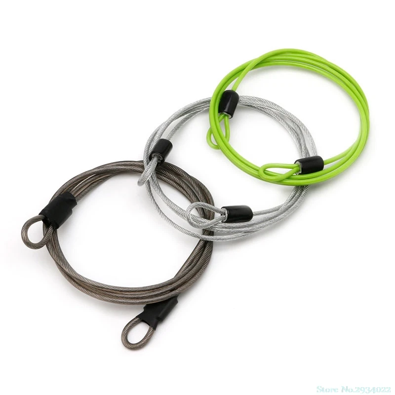 

Новый Полезный велосипедный кабельный замок 100 см x 2 мм велосипедный замок безопасности петля кабельный замок Защита для велосипеда скутер...