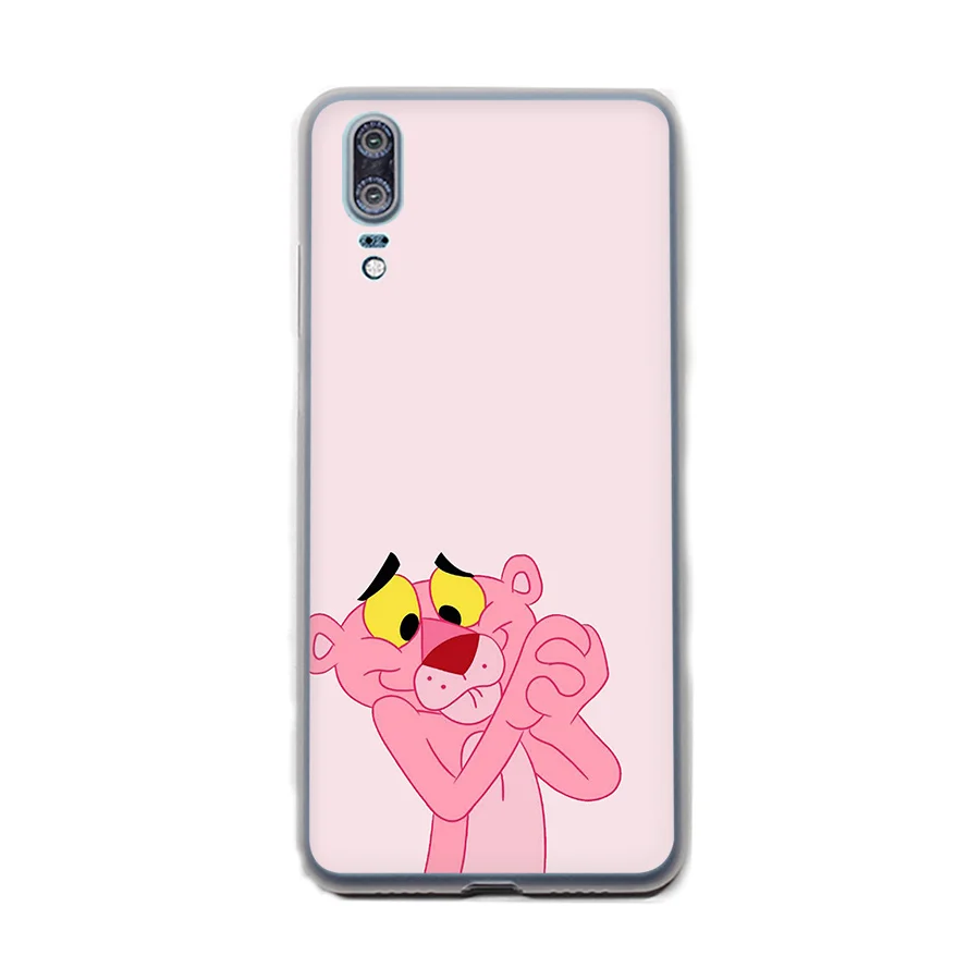 Чехол для телефона Розовая пантера Huawei P8 P9 P10 P20 Pro Lite 2015 2016 2017 2018 P Смарт мягкие ТПУ