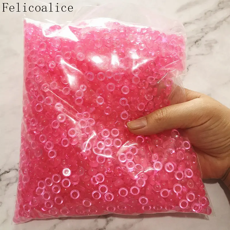Rose Red 500g 500 г бусины в виде рыбьей чаши, пластиковая ваза, наполнитель, шар в виде рыбьей чаши, бисер для изготовления слизи, сделай сам, художественное ремесло, украшение для свадебной вечеринки - Цвет: Rose Red 500g