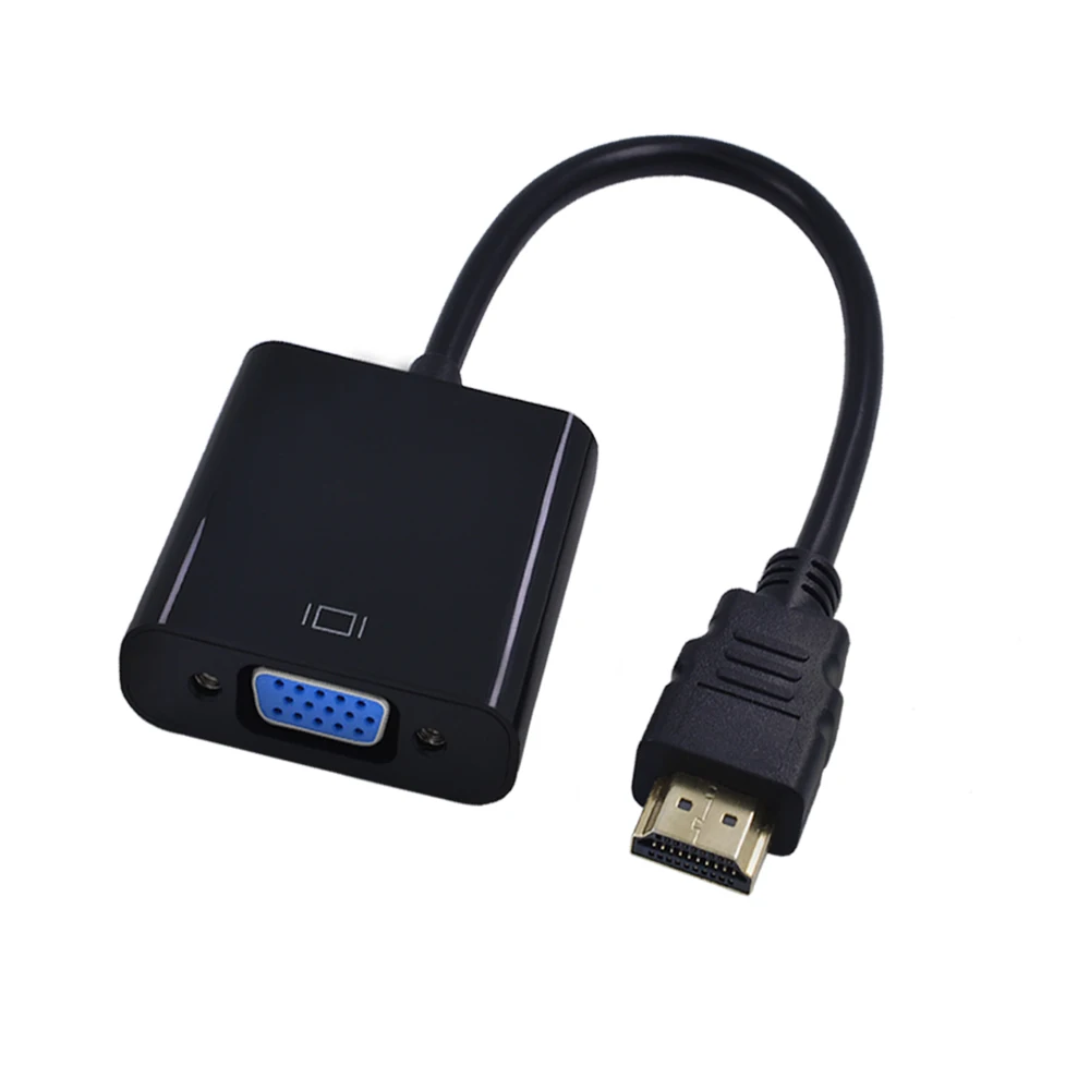 Адаптер TISHRIC HDMI совместимый с VGA преобразователь цифрового сигнала в аналоговый