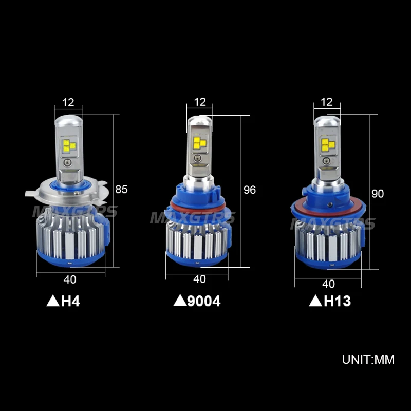 2x H1 H3 H4 H7 9005 HB3 9006 HB4 H13 9004 880 881 9012 автомобильная светодиодная головная светильник