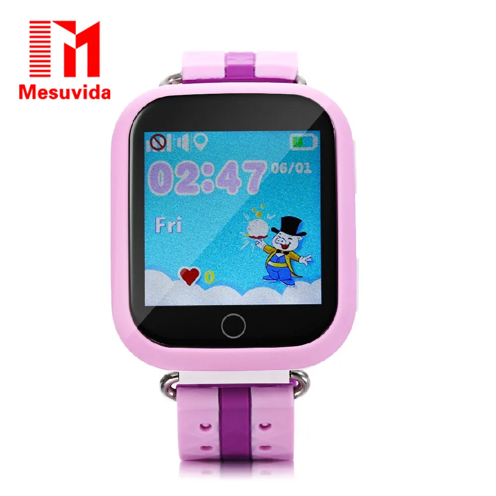 Mesuvida GPS Smart Watch Q750 детей с Wi Fi 1.54 дюймов сенсорный экран SOS вызова расположение
