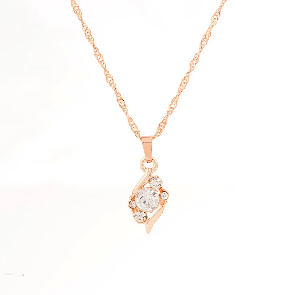 Комплект из колье серёг и кольца с фианитом|wedding jewelry sets|fashion setjewelry sets |