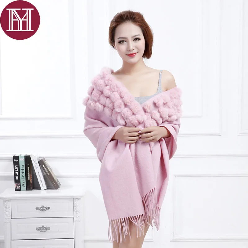 Брендовая элегантная женская кашемировая шаль Зимняя теплая из пашмины с