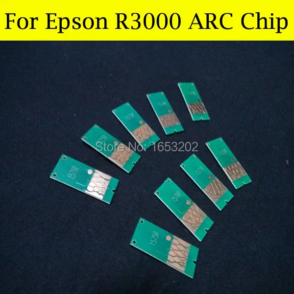 1 комплект Высокое качество ARC чип для Epson R3000 чернильного картриджа T1571 T1579 T157