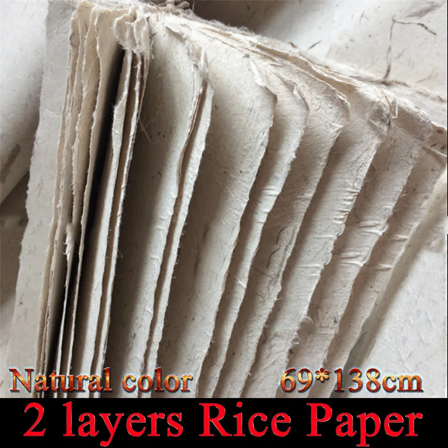 Высококачественная китайская 2 слойная Толстая рисовая бумага для рисования