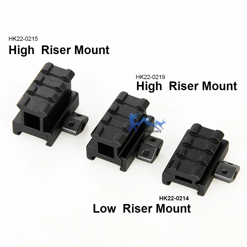 CANIS LATRANS Red Dot Scope Weaver Picatinny Riser Rail Mount 1/2 & 4/5 1 дюймовый Низкопрофильный 3