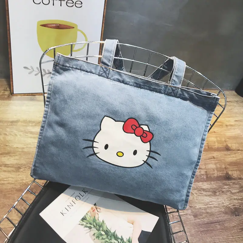 Disney Микки Мышь мультфильм большой Ёмкость покупателя в ковбойском стиле, на плечо сумка женская сумочка, женская сумка для отдыха уличная мода - Цвет: F