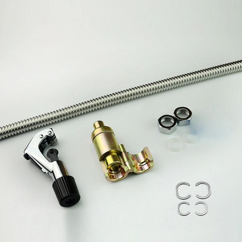20 метров 304 трубы из нержавеющей стали 3/", 1/2", 3/", 1", 1,", 1,5" DIY трубы водопроводный шланг выдвижной водяной шланг гофрированные трубы