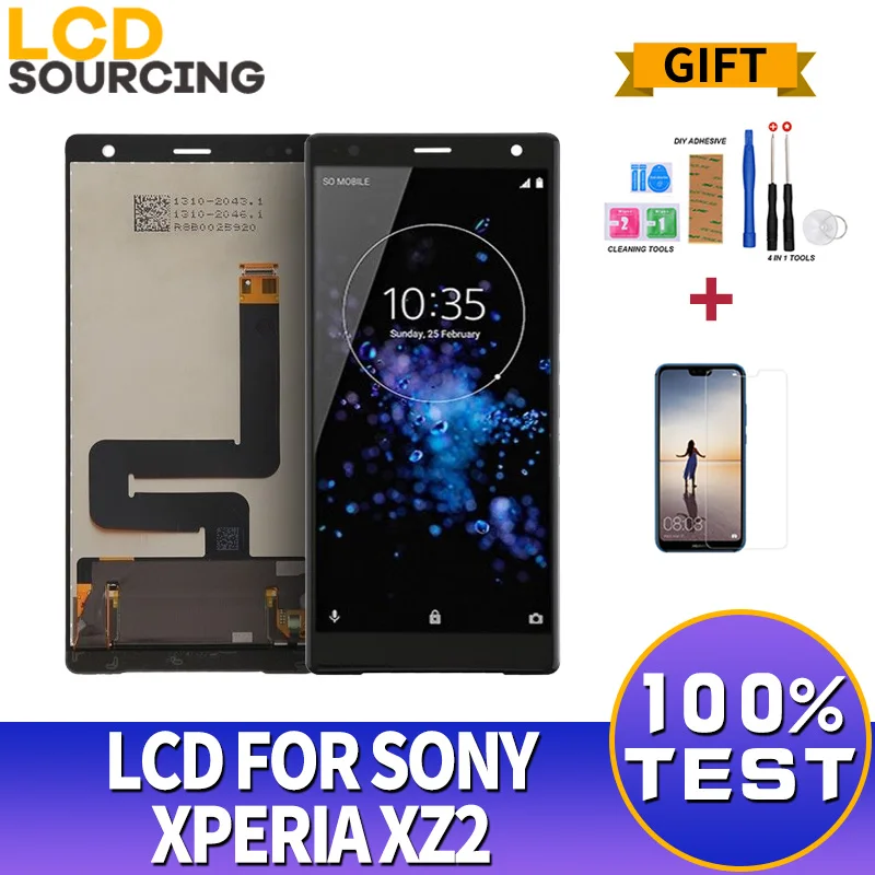 

5.7 inch LCD Display For Sony Xperia XZ2 H8216 H8266 H8276 H8296 Touch Screen Digitizer Assembly Replacement For Sony XZ2 LCD