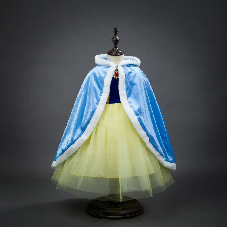 Kids Christmas Clothes Girl Dresses Hooded Cloak Costume Elsa Anna Little Red Hood Girls Capes for Dress | Детская одежда и обувь