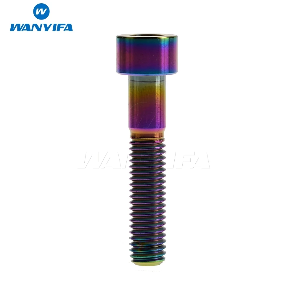 Титановый "Wanyifa" болты M8 x 20 25 30 35, 40 45 60 70 мм шестигранный ключ конусности головки болта для велосипеда для автомобилей и мотоциклов