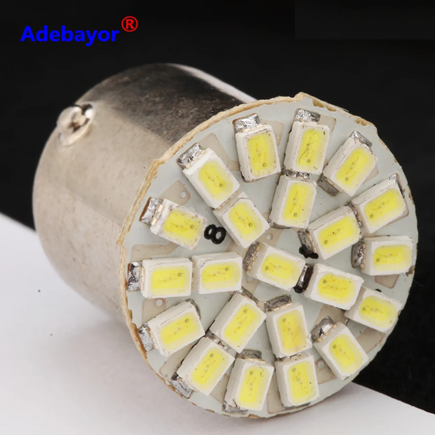 20 шт./лот 1156 BA15S P21w 22 smd leds свет 3014 SMD Автомобильная светодиодная лампа Rogue 1206 сигнал