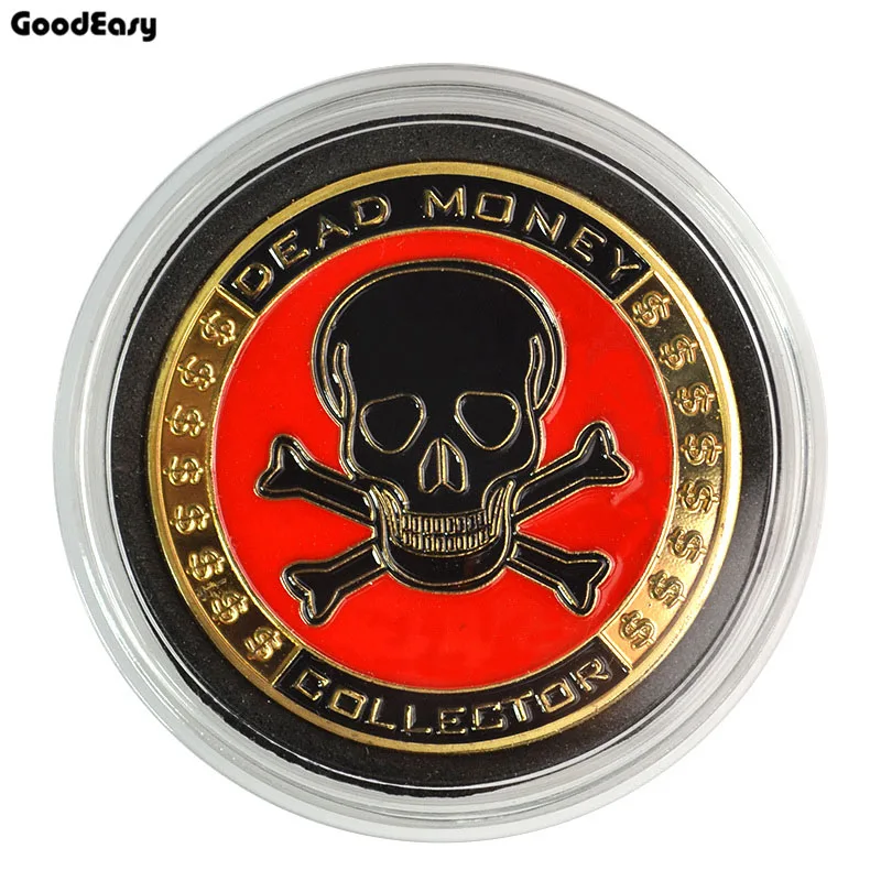 Горячая покер карты гвардии протектор металлический жетон монета с Пластик