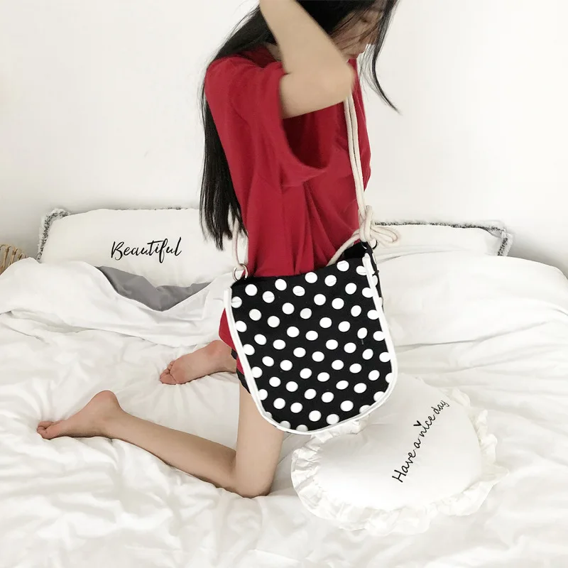 Youda новая сумка мессенджер в горошек простая модная женская на плечо