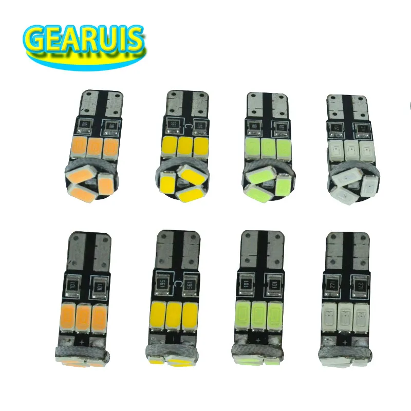 10 шт. автомобильный T10 W5W 1 Вт Светодиодный 9 SMD 5630 5730 90MA PCB 501 боковая Автомобильная