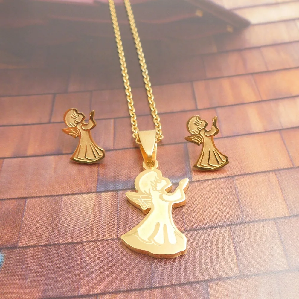 Высококачественные свадебные ювелирные изделия из нержавеющей стали 316l серьги