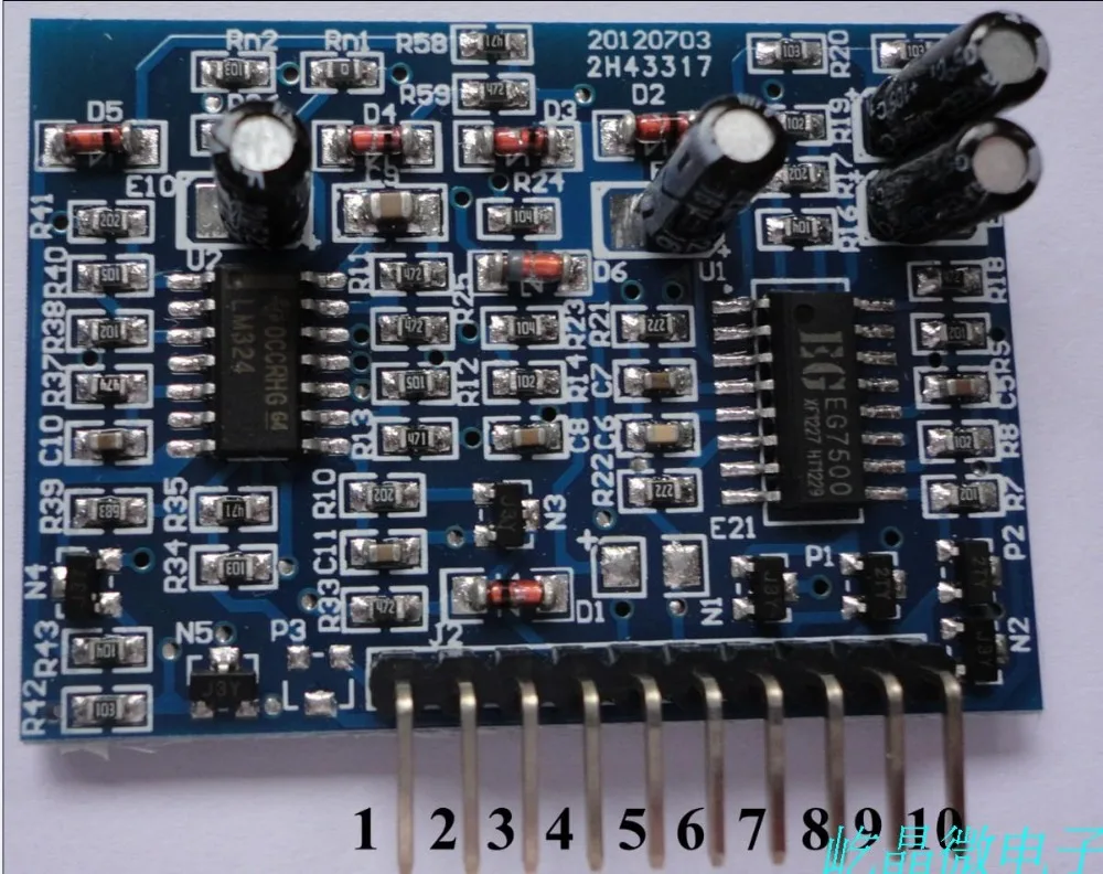 

Free shipping EG7500 inverter The front stage push-pull switch power driver board Fully compatible with KA7500 TL494