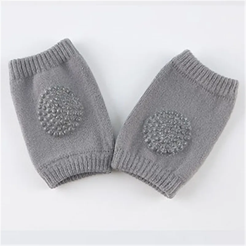 0378 dark gray Новые Детские наколенники BalleenShiny, наколенники для малышей, детские гетры, мягкие Нескользящие, безопасные, ползающие, подарок - Цвет: 0378 dark gray