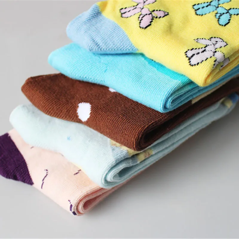 [COSPLACOOL] Fashion Sweetly Women Cartoon Creative Jacquard Balloon Dog Universe Pattern Funny Socks Calcetines Japan Harajuku | Женская
