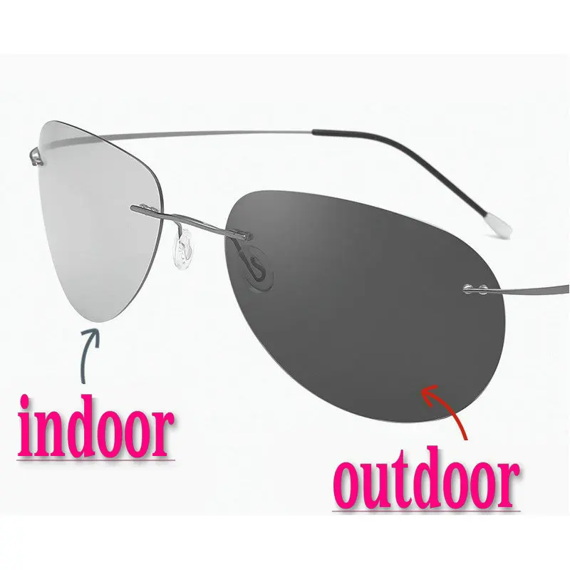 Фотохромные Солнцезащитные очки Мужские поляризационные Хамелеон мужские