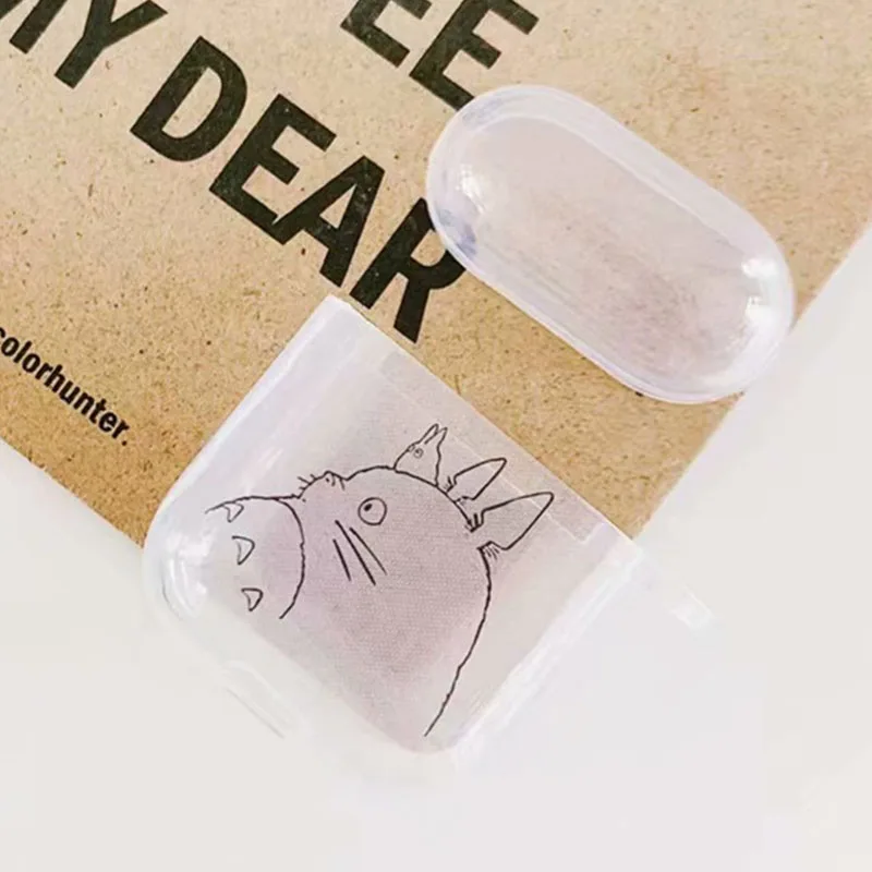 4 Сумки для Air Pods с английскими буквами Дейл чип Дональд Дейзи Мультфильм силиконовый прозрачный чехол для Airpods беспроводные наушники Bluretooth - Цвет: 4