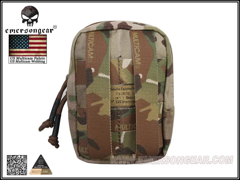 Emerson gear спортивное оборудование Поясная Сумка Molle военный Пейнтбольный боевой чехол для переноски EM8338 Multicam черный