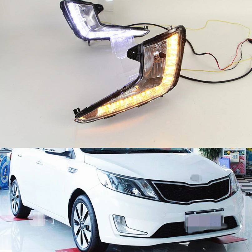 Оптовая продажа автомобильный Стайлинг для KIA Rio K2 2012 2013 2014 ярсветодиодный