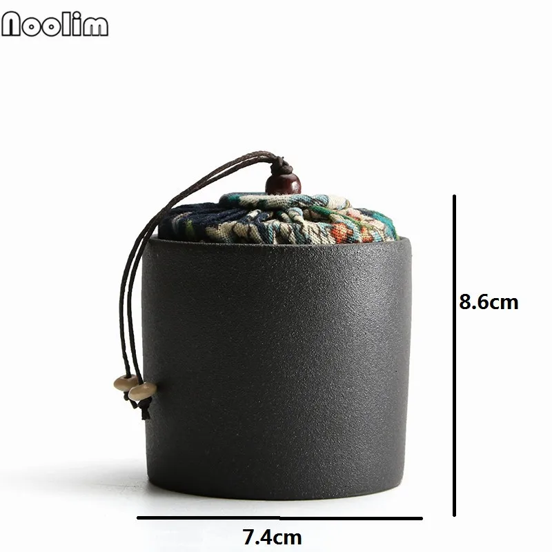 Керамика ручной работы чайные добавки керамическая баночка специй Эбеновое