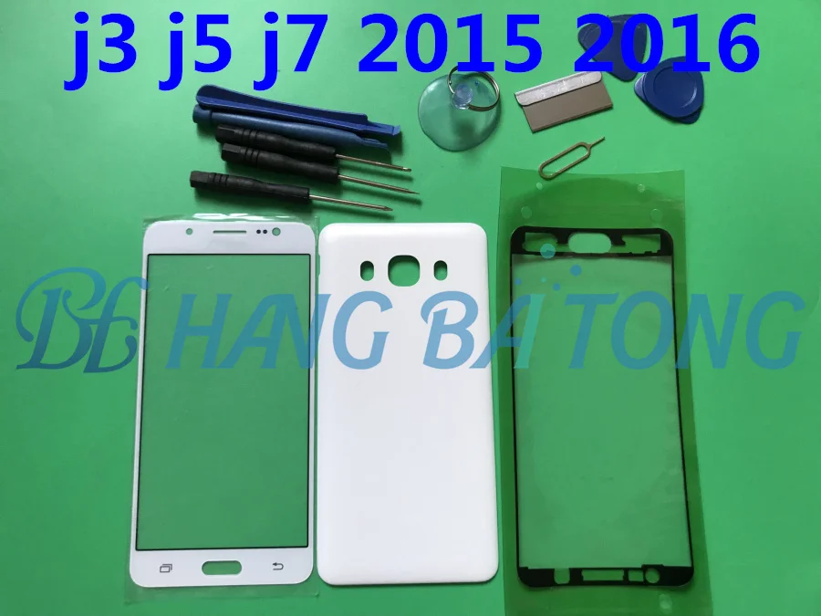 Передний экран стеклянный объектив для Samsung Galaxy j3 j310 j320 j5 j500 j510 j7 j700 j710 2015 2016 Крышка