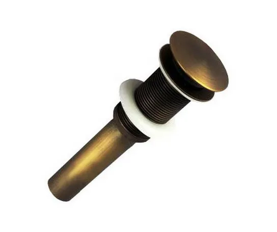 

Antique Brass Basin Sink Pop Up Drain Bathroom Sink Pop up Drain Without Overflow Lsd037