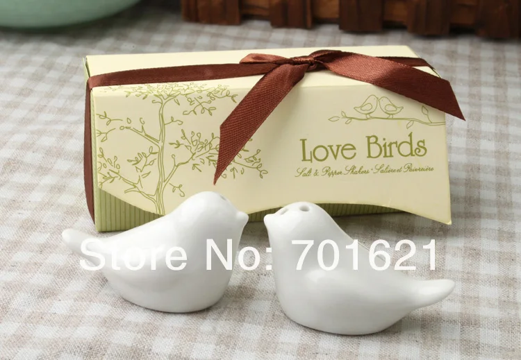 Керамические шейкеры Love Birds in the Window 100 шт. = 50 комплектов лидер продаж вечерние