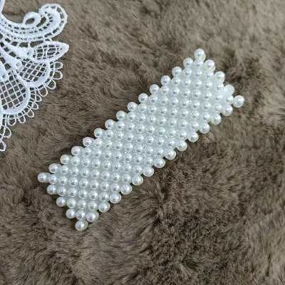 1 Женская жемчужная заколка для волос Золотая шпилька аксессуары стильные