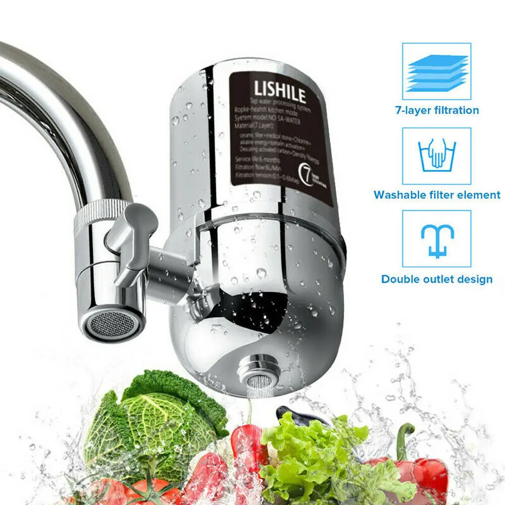

Faucet Water Filter For Kitchen Sink Or Bathroom Mount Filtration Tap Purifier Faucet Mount Filters Replacement Filters