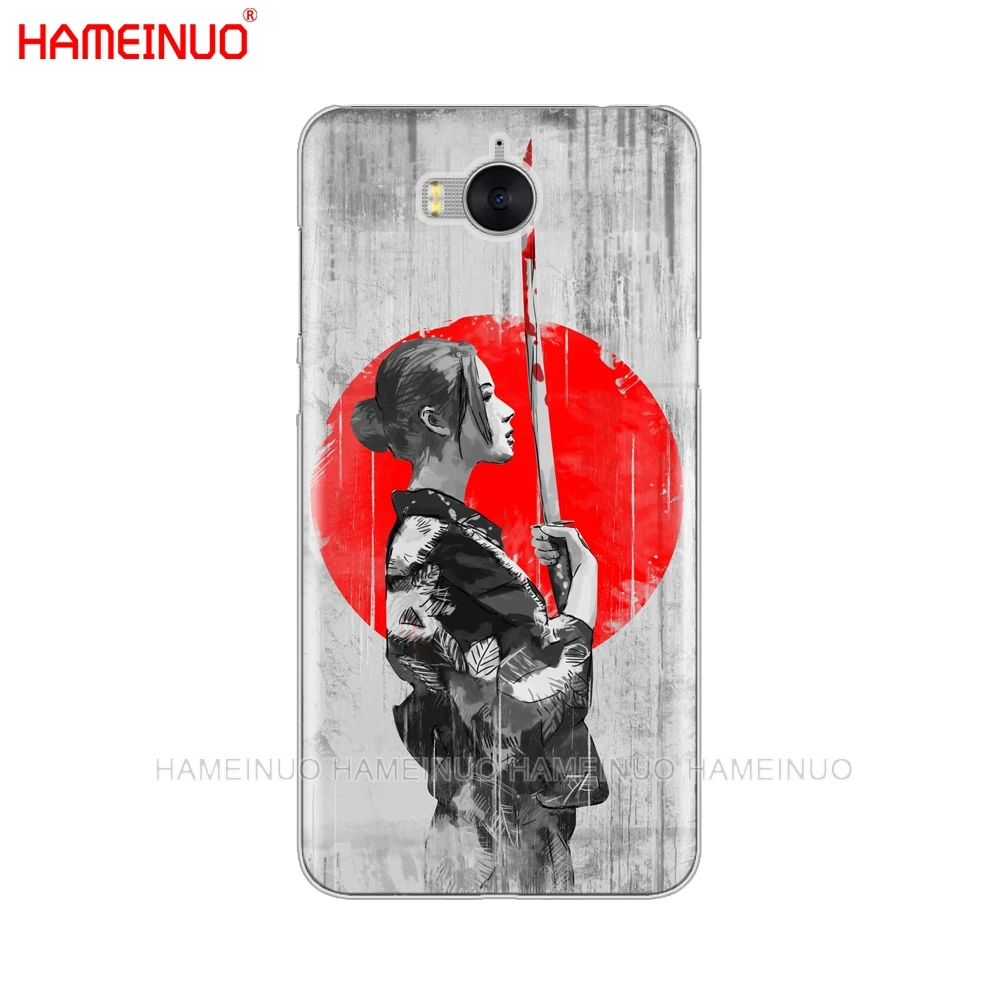 HAMEINUO Япония Самурай ниндзя. Чехол для мобильного телефона huawei honor 3C 4X 4C 5C 5X 6 7 Y3 Y6 Y5 2