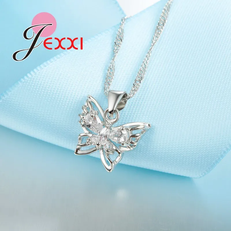 Комплект из колье и серёг серебра 925 пробы