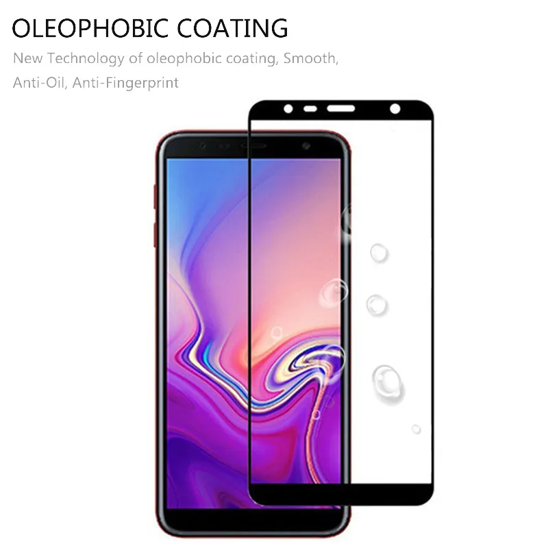 Защитный Стекло на samsung Galaxy J6 J4 Plus J8 2018 закаленное для плюс Экран протектор Фольга