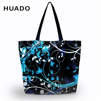 Shopping bag Хозяйственные сумки повседневные женские цветочные большие вместительные хозяйственная сумка через плечо сумки пляжные сумки повседневные сумки Feminina - Цвет: Shopping bag