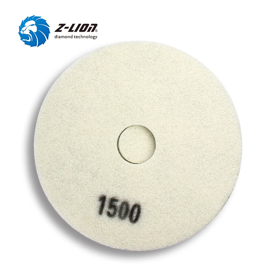 Z-lion 1" полировальная Подложка для губки алмазный шлифовальный диск для бетона мраморный камень Чистка пола губчатое волокно тонкой шлифовки pad
