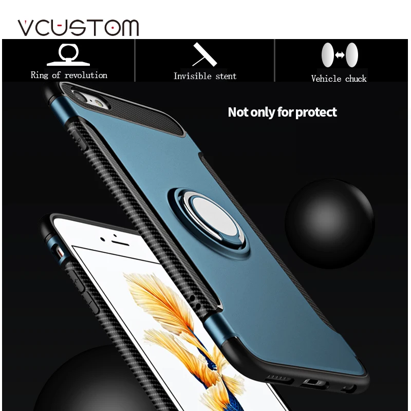Vcustom ультра тонкий Панцири чехол для iPhone 7 телефон Обложка мягкая силиконовая +
