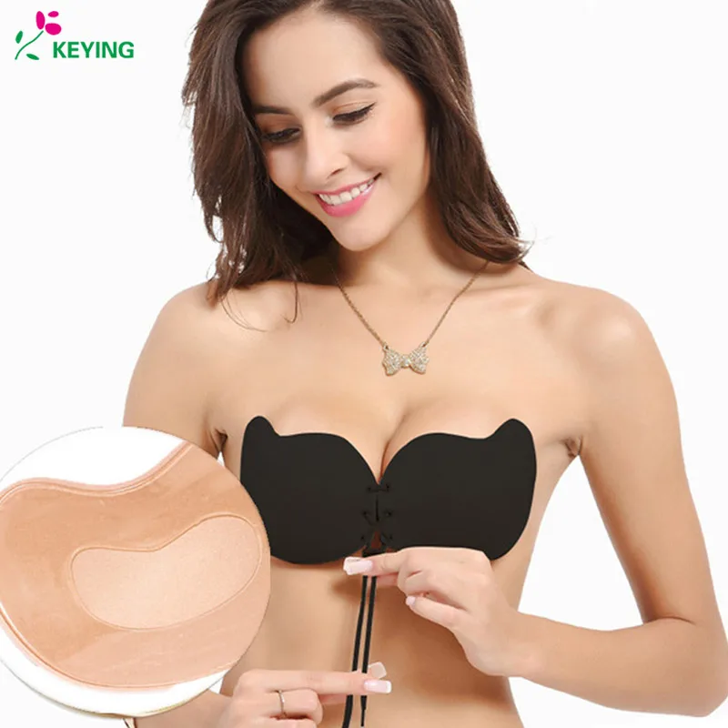 KEYING нижнее белье бюстгальтер с нахлыстом невидимые бюстгальтеры самоклеящийся