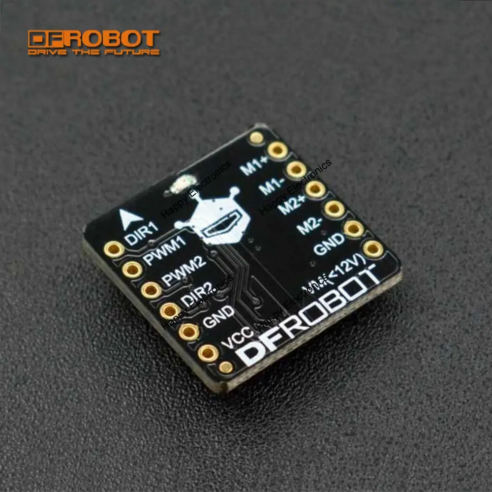 Новый двухсторонний драйвер постоянного тока DFRobot micro 2x1.2A четырехконтактный чип
