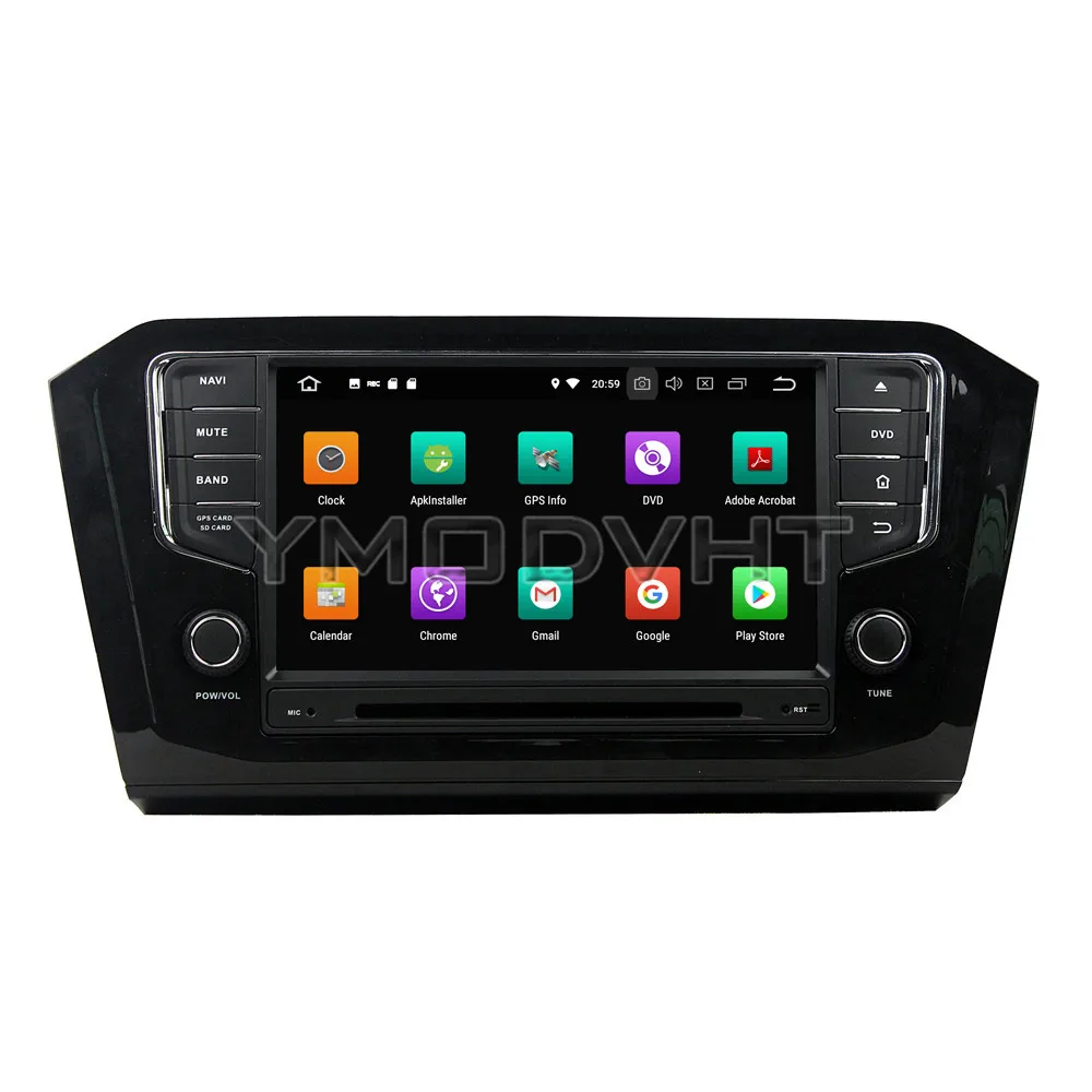 YMODVHT 8 дюймов 1024*600 Android 0 Восьмиядерный PX5 4 Гб ОЗУ 32 ПЗУ автомобильный DVD плеер Радио