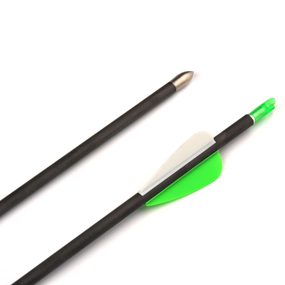 Стрелы из чистого карбона 30 дюймов стрелы для стрельбы лука 700 охотничьи диаметр 5