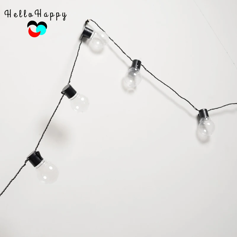 20 G45 Globe Extendable Party Ball String Lamps Festoon LED Christmas Lights 220V EU Plug Indoor Garden Bulb Fairy Light Chain | Лампы и