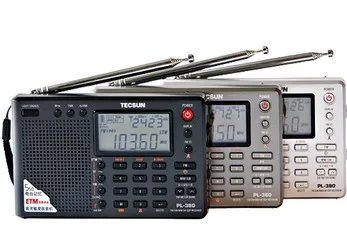 Tecsun PL 380 PL380 с широким диапазоном цифровой PLL Портативный Радио FM стерео/LW/SW/MW